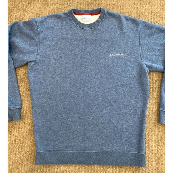 Columbia Sweater Mens M Hart Mountain Long Sleeve Crew Neck Fleece Pullover - Picture 1 of 8